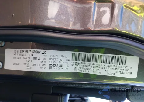 2015 Jeep Cherokee Latitude из США, поврежденный, VIN 1C4PJMCS2FW523199